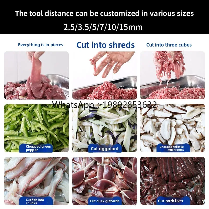 Meat Slicer Machine - Fatiador de Carne Elétrico Comercial Grande