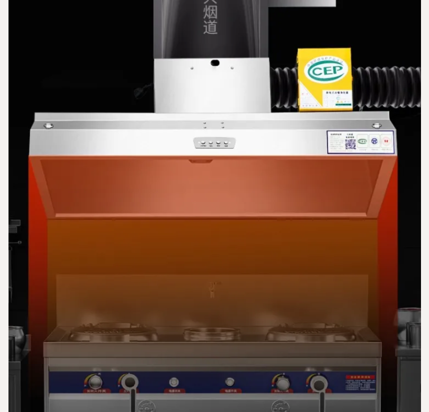 Commercial Kitchen Vent Hood - Exaustor comercial de cozinha 220V, exaustor