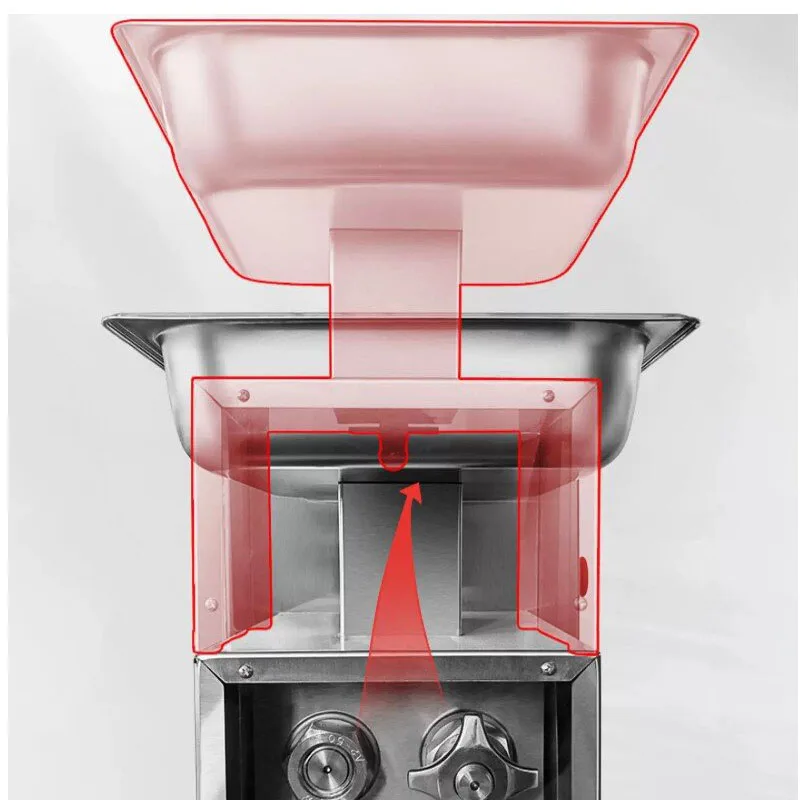 Meat Slicer Machine - Cortador de Carne Comercial Vertical Móvel,