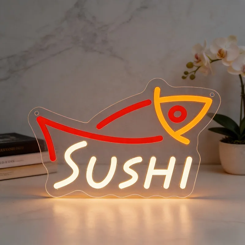 Commercial Kitchen Japanese - Luz de Neon LED em Forma