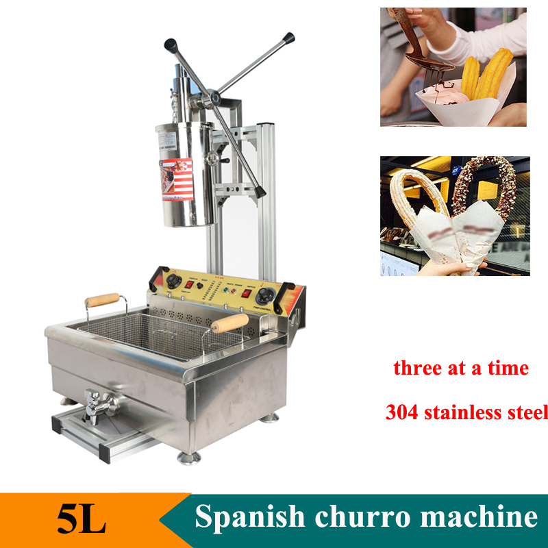 Donut Making Machine - Máquina profissional para fazer churros, 5l,