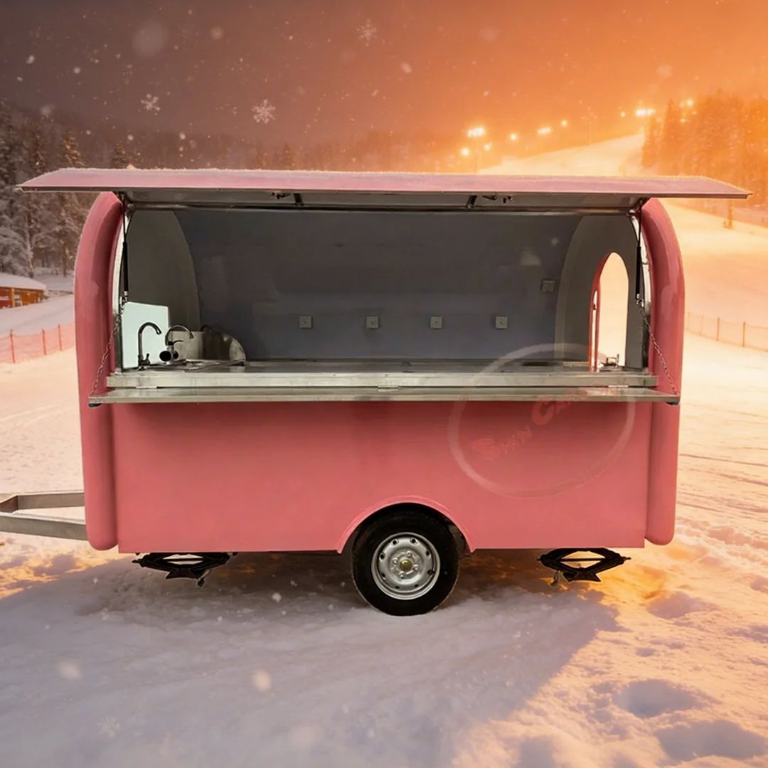 Commercial Kitchen Windows - Carrinho de catering de reboque de