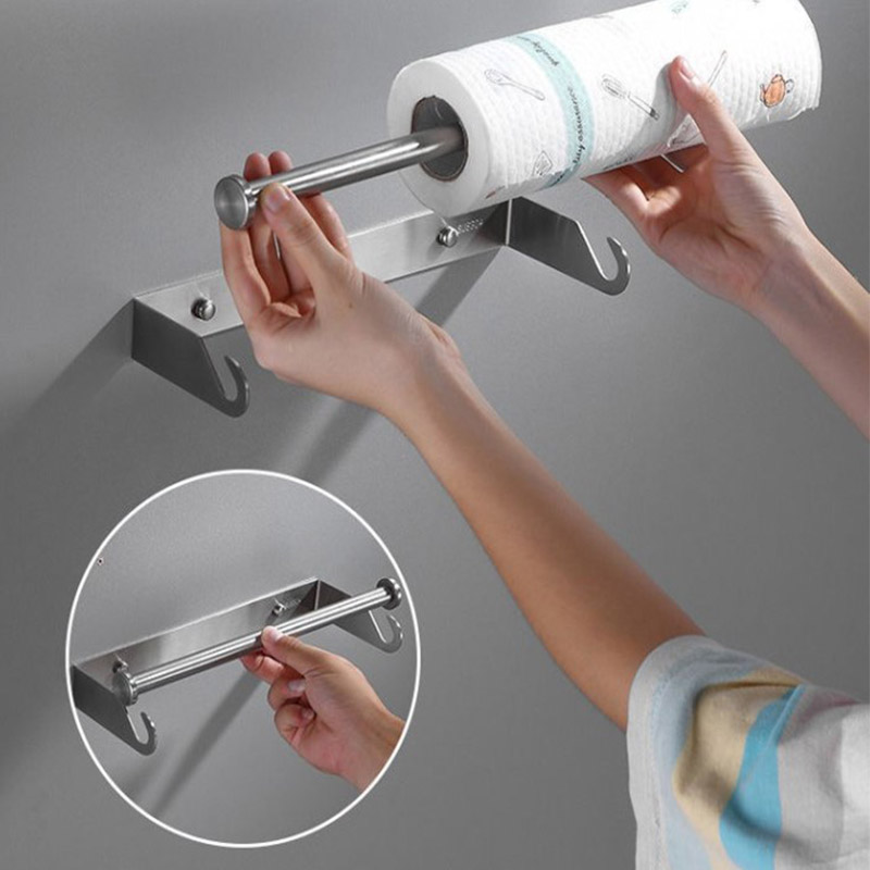 Commercial Kitchen Towels - Suporte de Papel Toalha de Aço