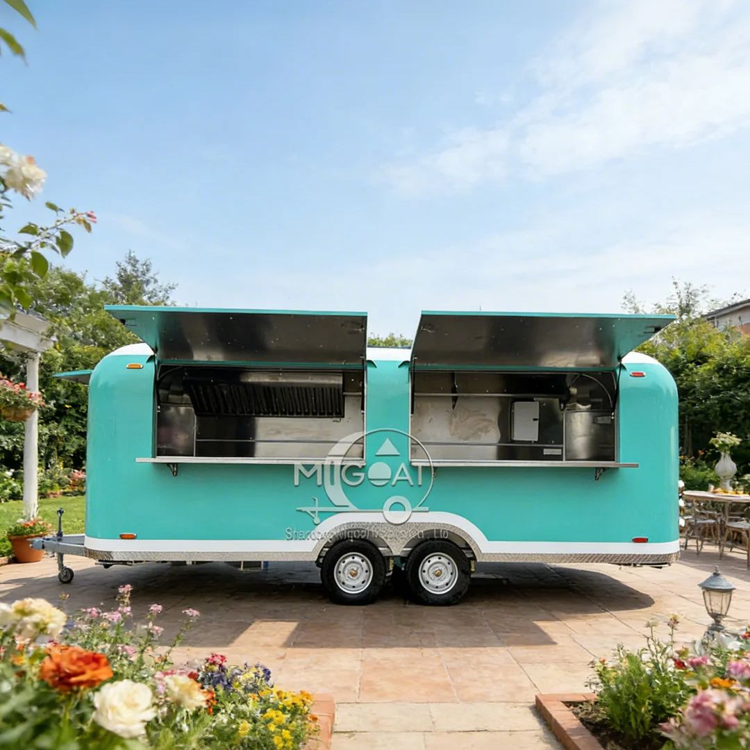 Commercial Kitchen Windows - Trailer Móvel Comercial para Alimentos com