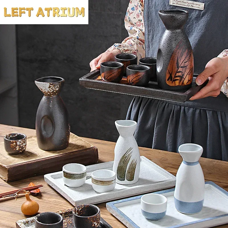 Commercial Kitchen Japanese - Conjunto de Saquê Japonês Criativo, Dispensador