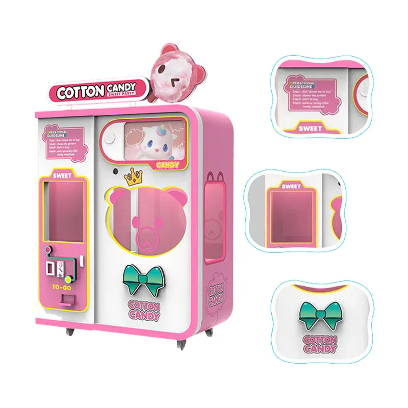 Candy Floss Machine Commercial - Máquina de venda automática de algodão