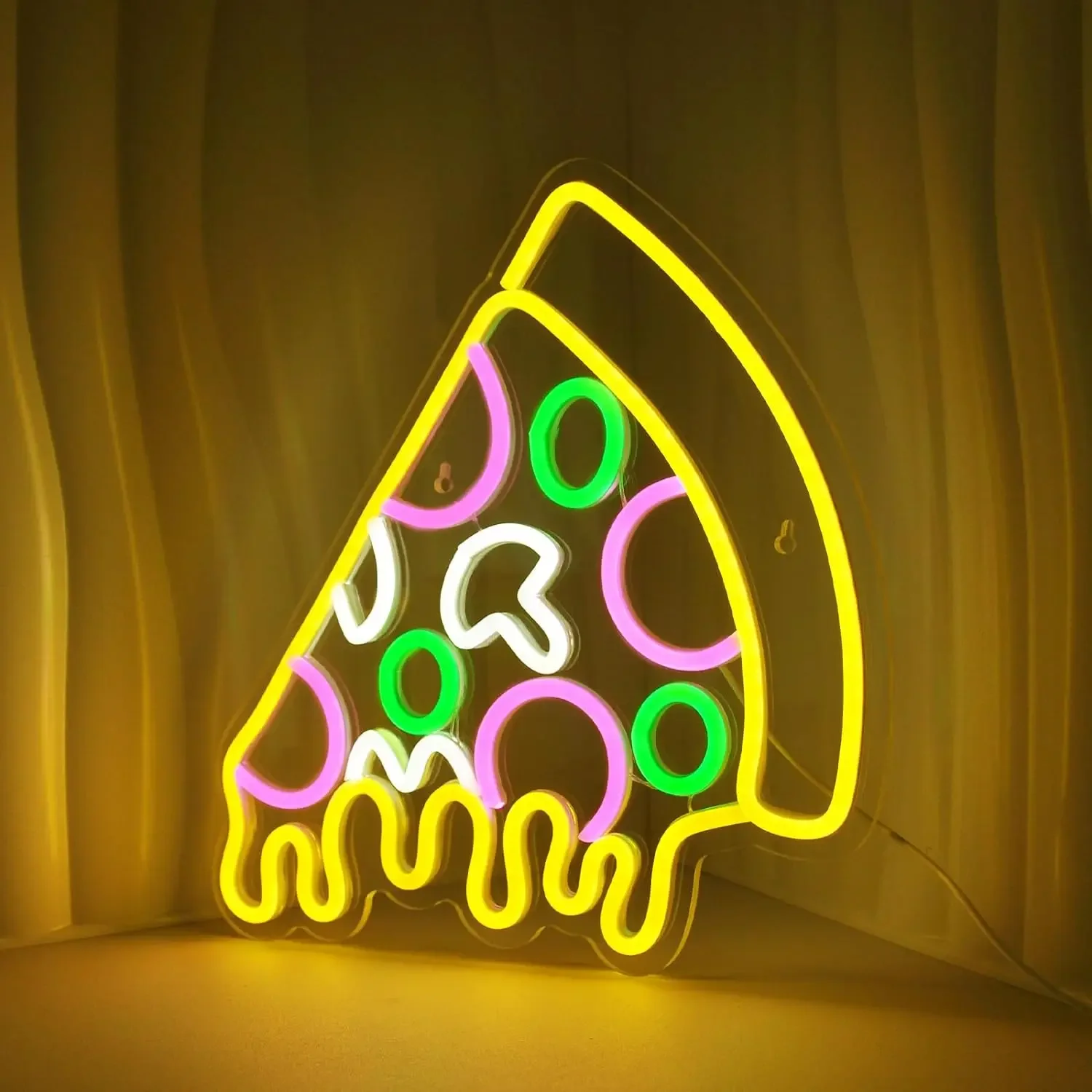 Commercial Kitchen Windows - Letreiro de Neon LED para Pizza,