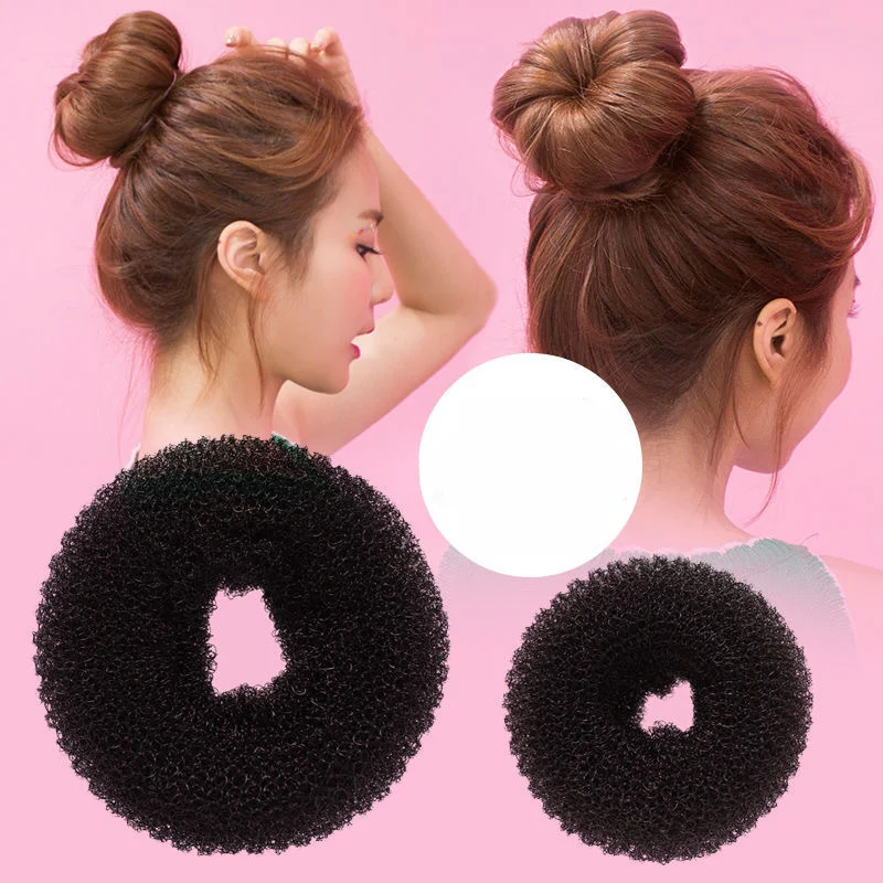 Donut Making Machine - 6/8/9.5cm preto/marrom/branco magia cabelo bun maker