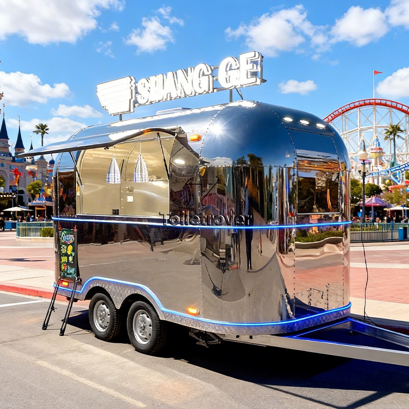 Commercial Kitchen Vendor - Trailer de Comida Comercial Totalmente Equipado,