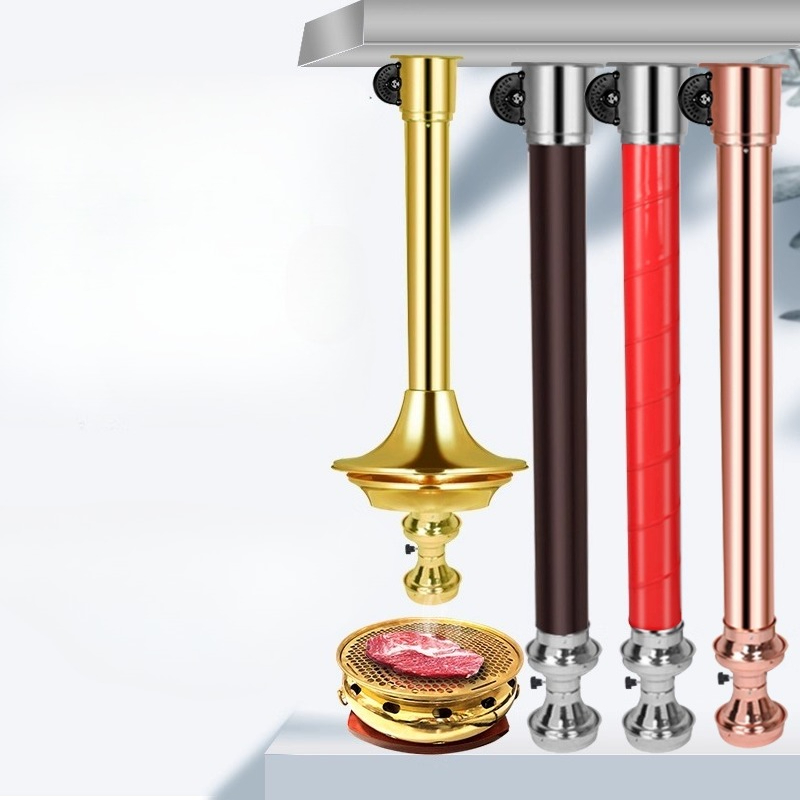 Commercial Exhaust Hood - Exaustor telescópico coreano para churrasco, extrator