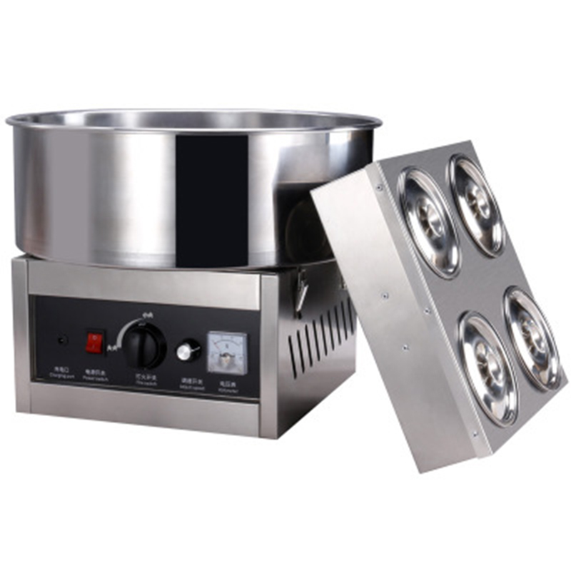 Commercial Kitchen Vendor - Carrinho de Comida Móvel em Aço
