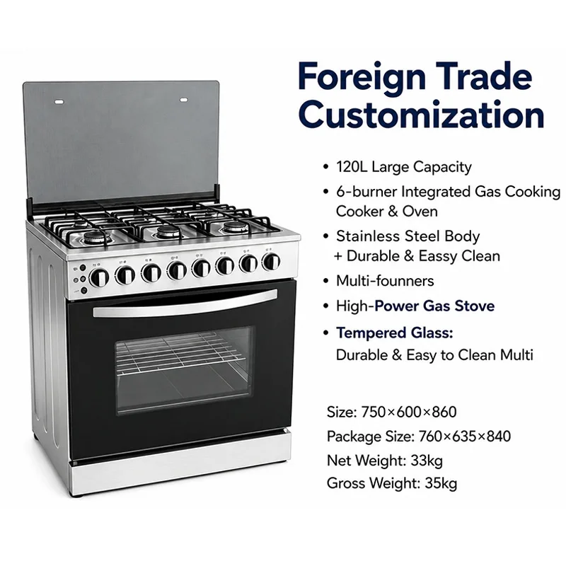 Fogão a Gás Comercial de 6 Que - Commercial Kitchen Oven avaliação e preço