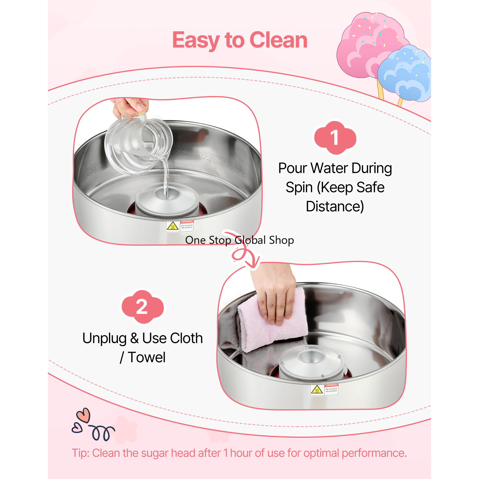 Máquina de Algodão Doce Comerc - Candy Floss Machine Commercial avaliação e preço