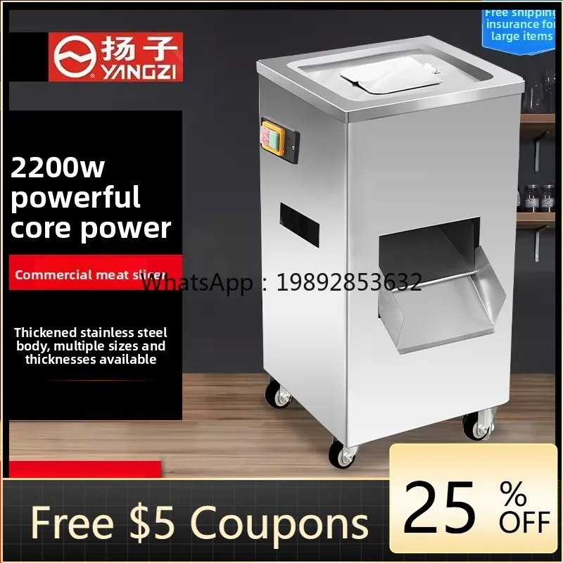 Fatiador de Carne Elétrico Com - Meat Slicer Machine avaliação e preço