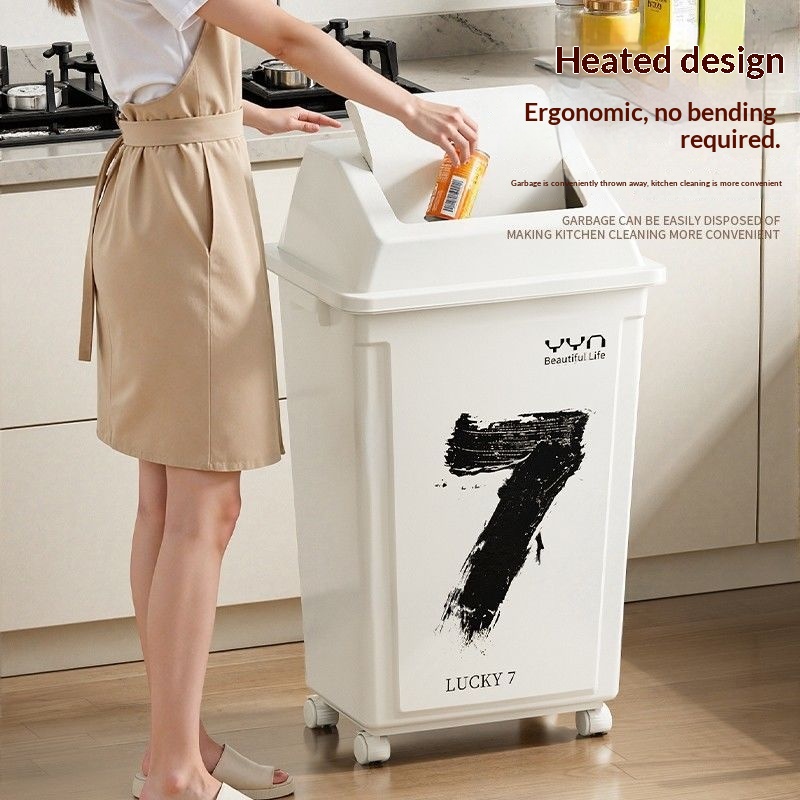 Lixeira Comercial com Rodas de - Commercial Kitchen Garbage Can avaliação e preço