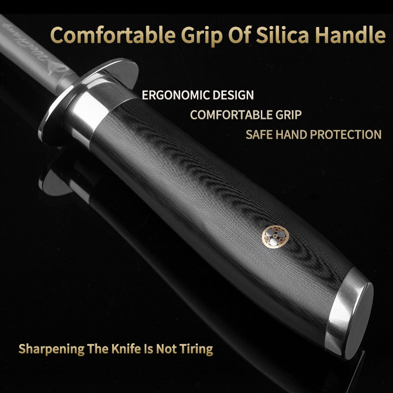 Vara de Afiar em Titânio com R - Commercial Kitchen Knife Sharpener avaliação e preço