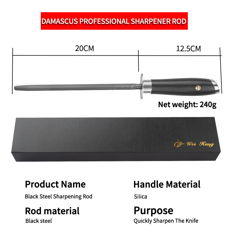 Vara de Afiar em Titânio com R - Commercial Kitchen Knife Sharpener avaliação e preço
