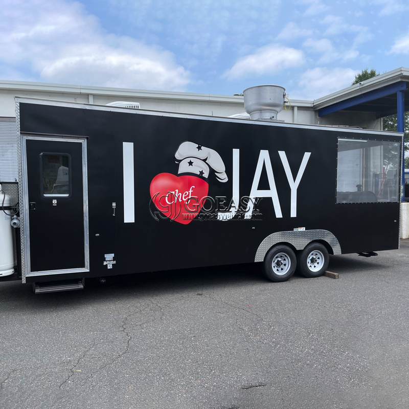 Trailer de Cozinha Móvel com E - Commercial Kitchen Vendor avaliação e preço