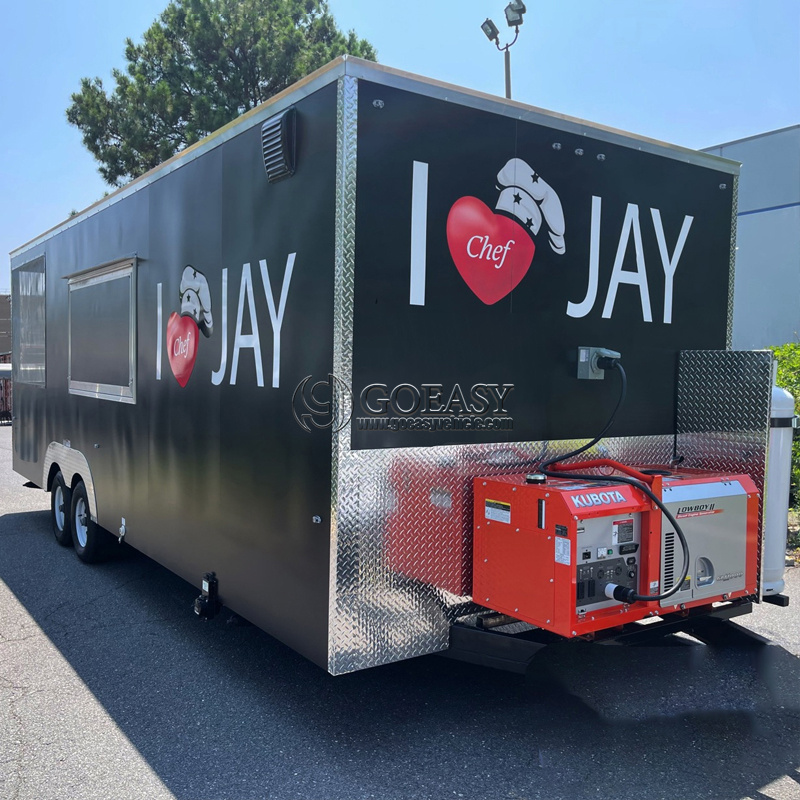Trailer de Cozinha Móvel com E - Commercial Kitchen Vendor avaliação e preço