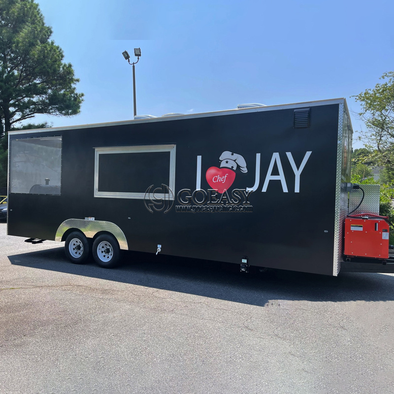 Trailer de Cozinha Móvel com E - Commercial Kitchen Vendor avaliação e preço
