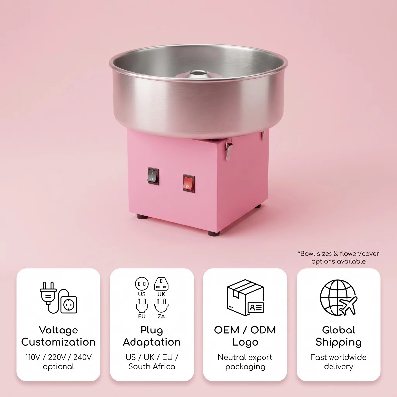 Máquina de Algodão Doce Elétri - Candy Floss Machine Commercial avaliação e preço