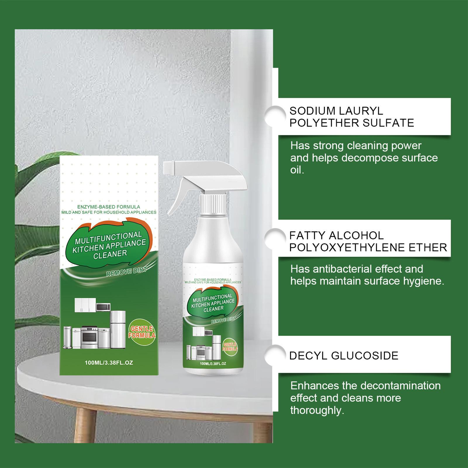 Spray Limpador de Espuma Enzim - Commercial Kitchen Grease Cleaner avaliação e preço