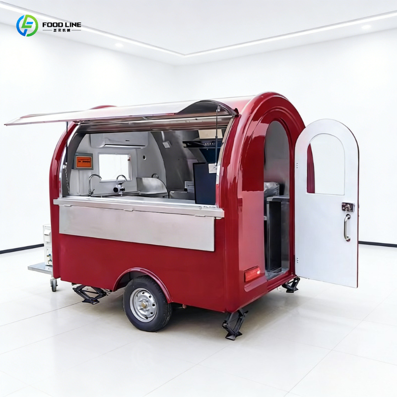 Carrinho de Café Móvel de Aço  - Commercial Kitchen Vendor avaliação e preço