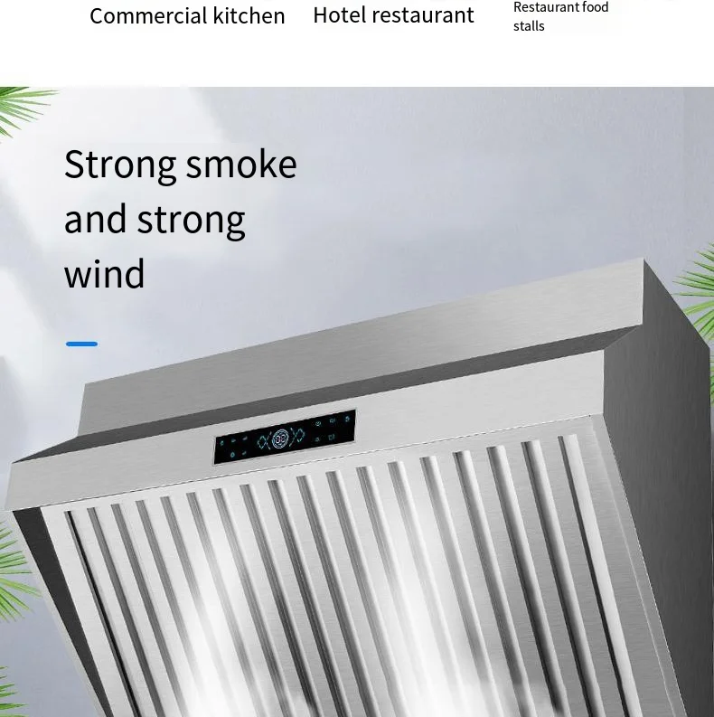 -Para oem 1.8m exaustor de aço - Commercial Exhaust Hood avaliação e preço