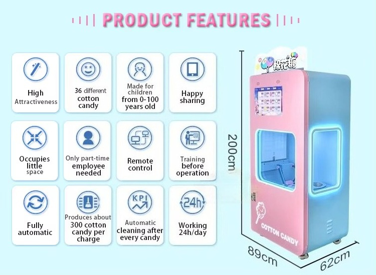 Máquina de Venda Automática de - Candy Floss Machine Commercial avaliação e preço