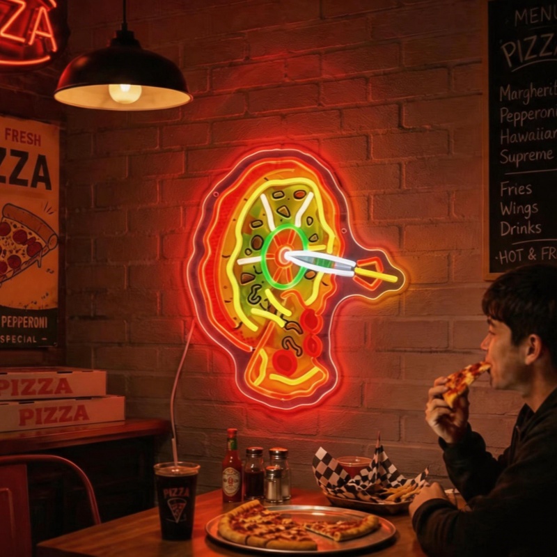 Letreiro Neon de Gato Ramen, L - Commercial Kitchen Japanese avaliação e preço