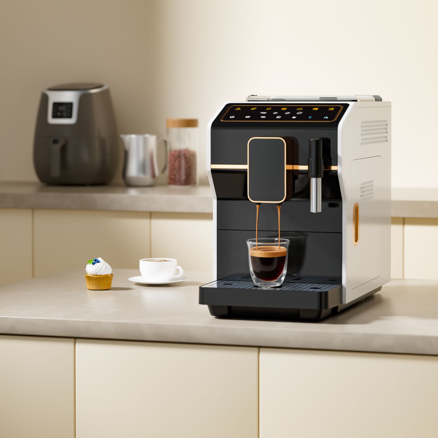 Máquina de Café Portátil Super - Commercial Espresso Machine avaliação e preço