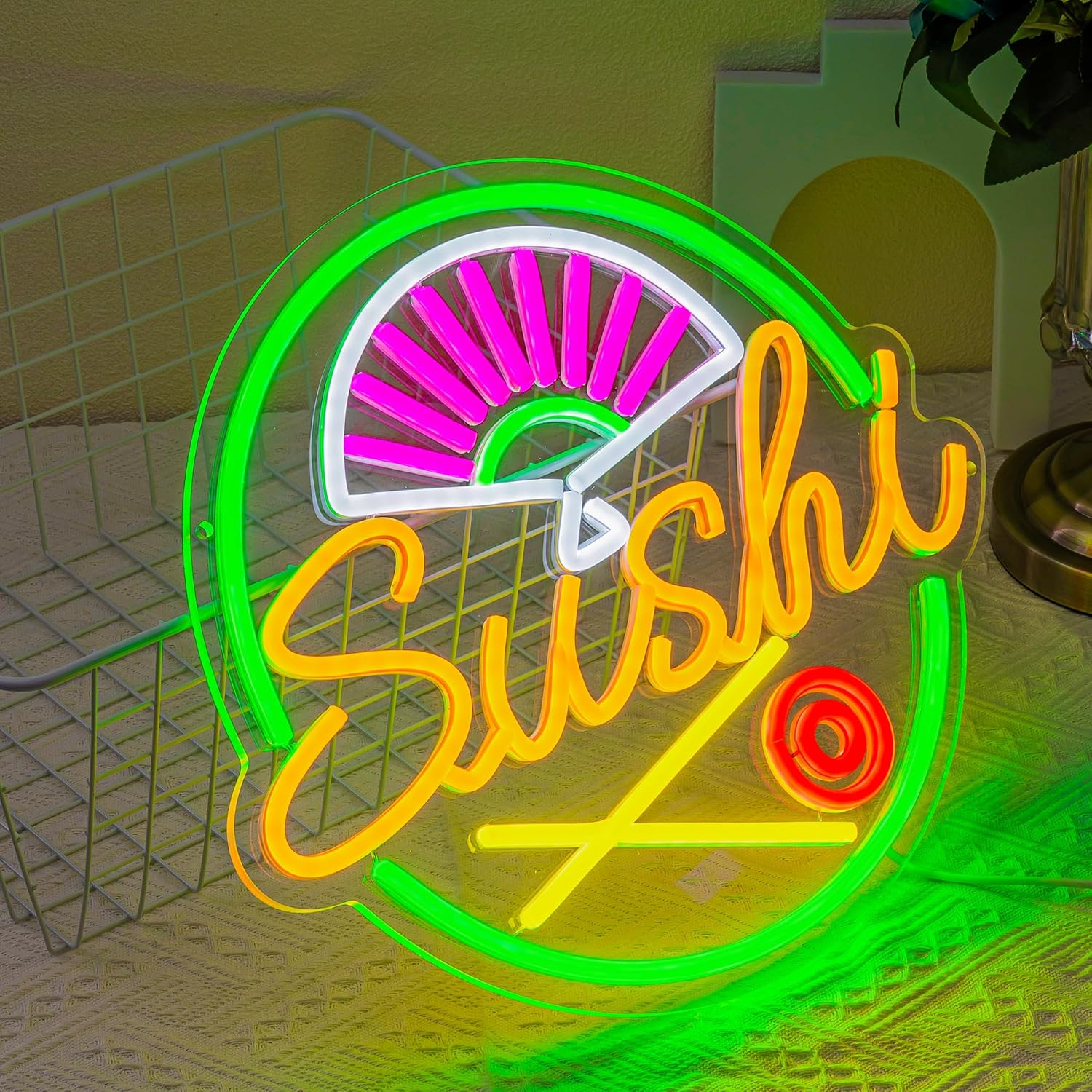Sinal de néon de sushi para de - Commercial Kitchen Japanese avaliação e preço