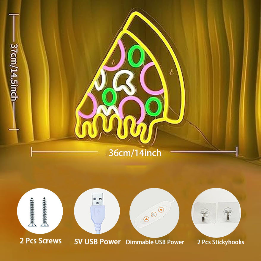 Letreiro de Neon LED para Pizz - Commercial Kitchen Windows avaliação e preço