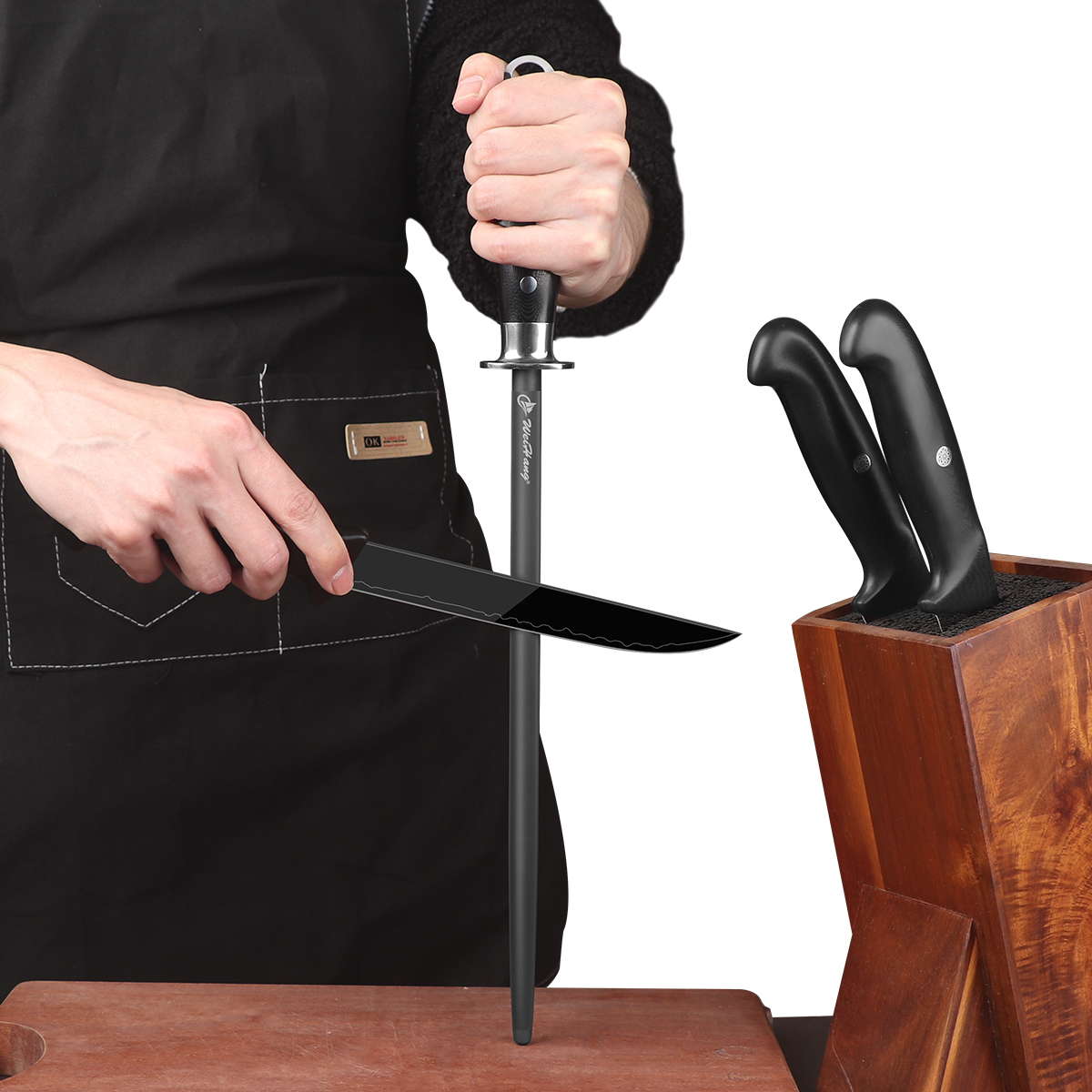 Vara de Afiar de Titânio de 17 - Commercial Kitchen Knife Sharpener avaliação e preço