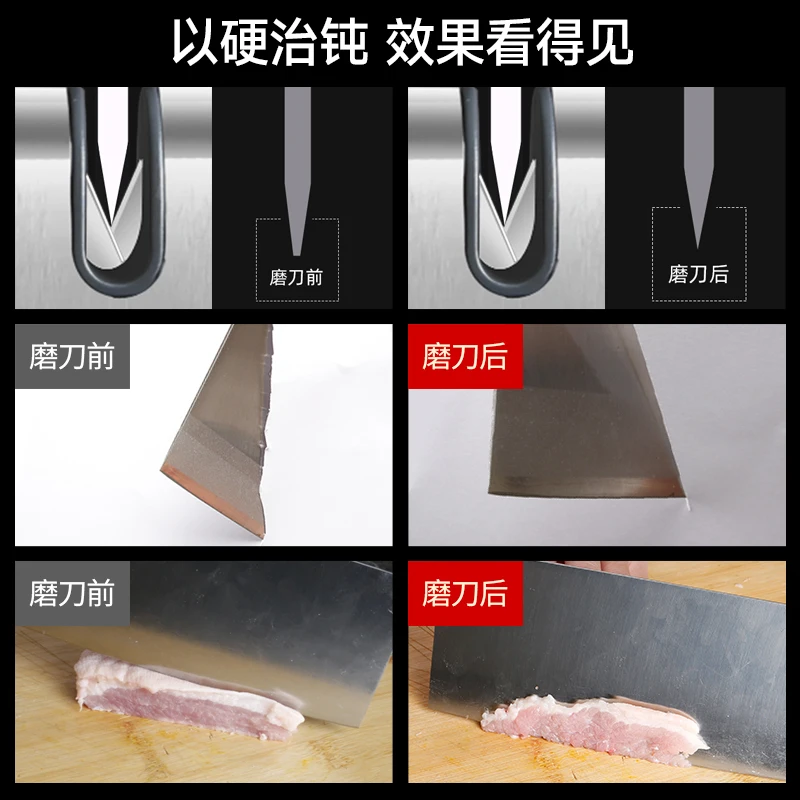 Pedra de afiar facas de cozinh - Commercial Kitchen Knife Sharpener avaliação e preço