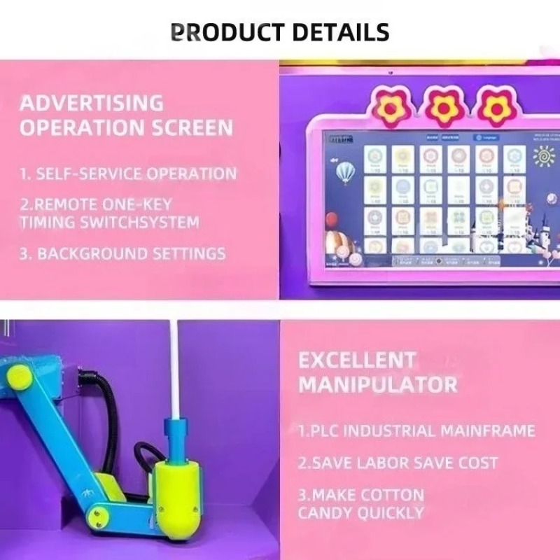 Máquina de Venda Automática de - Candy Floss Machine Commercial avaliação e preço
