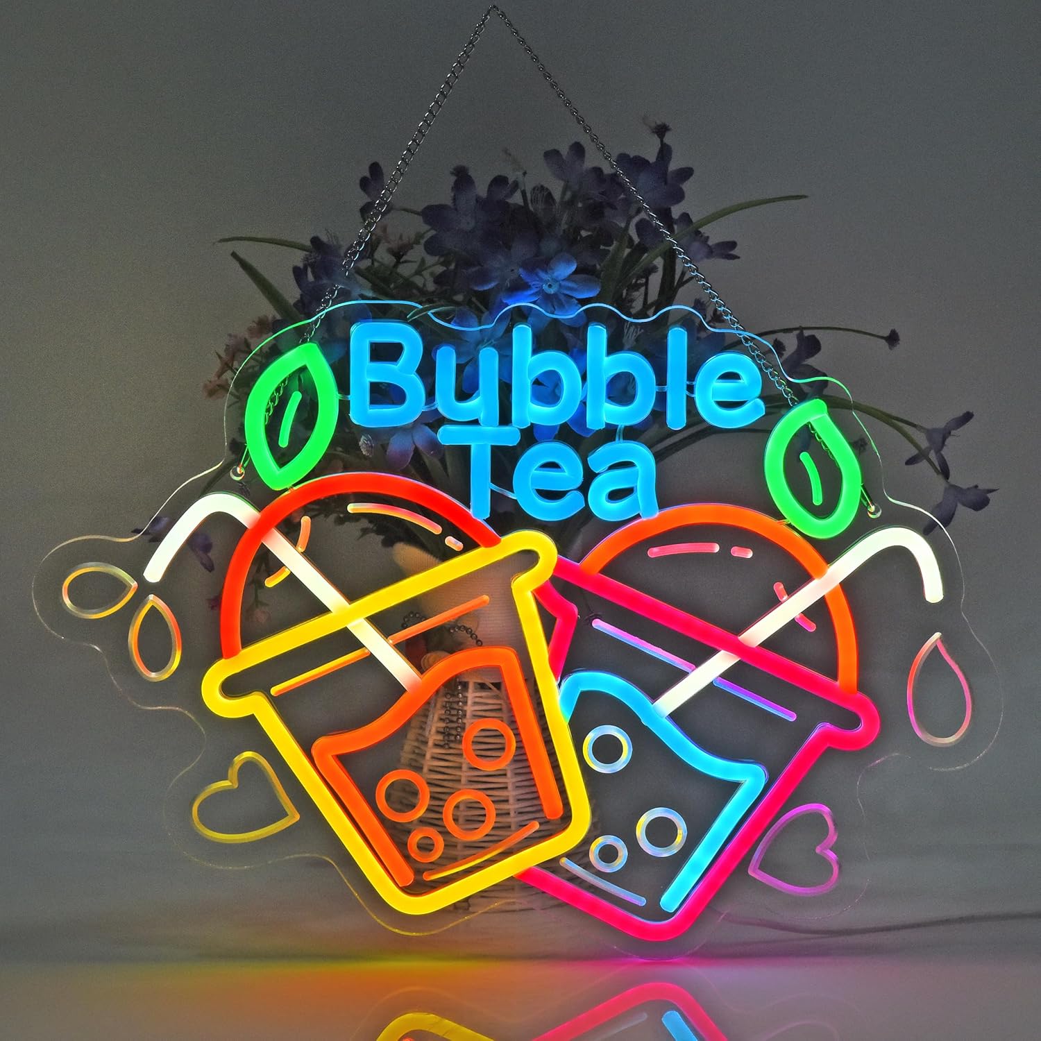 Letreiro Neon de Bubble Tea co - Commercial Kitchen Light avaliação e preço