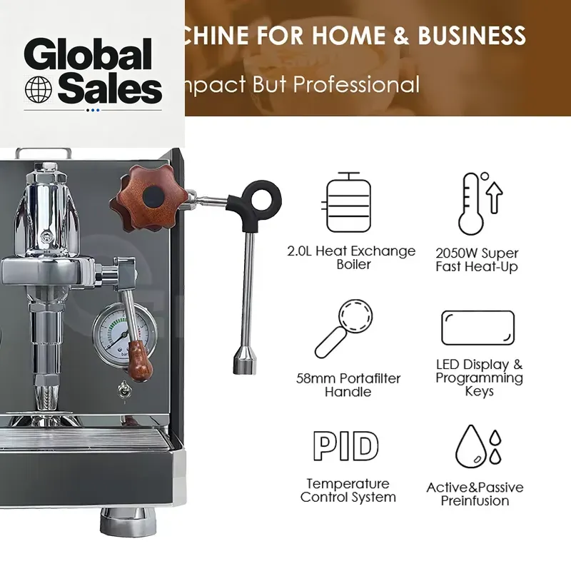 Máquina de Café Espresso Profi - Commercial Espresso Machine avaliação e preço