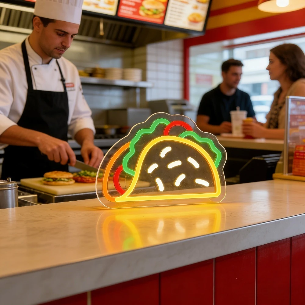 Letreiro Neon LED USB Reguláve - Commercial Kitchen Light avaliação e preço