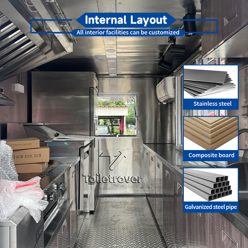 Remorque Food Truck Container  - Commercial Kitchen Windows avaliação e preço