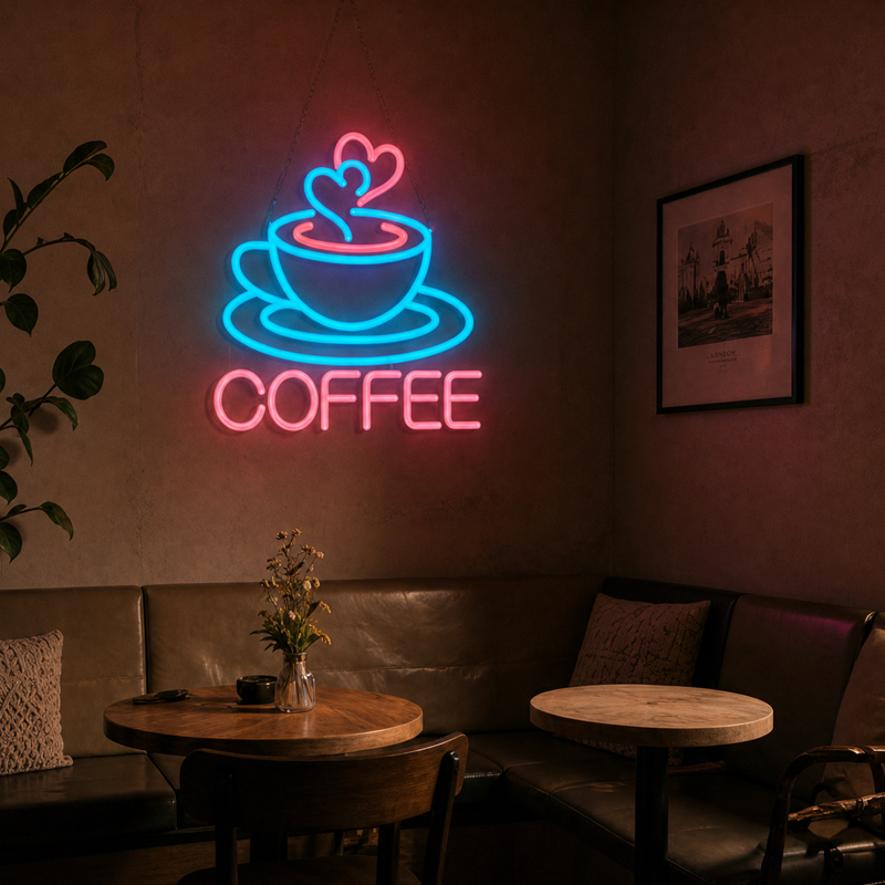 Letreiro Neon de Café LED, Luz - Commercial Kitchen Light avaliação e preço
