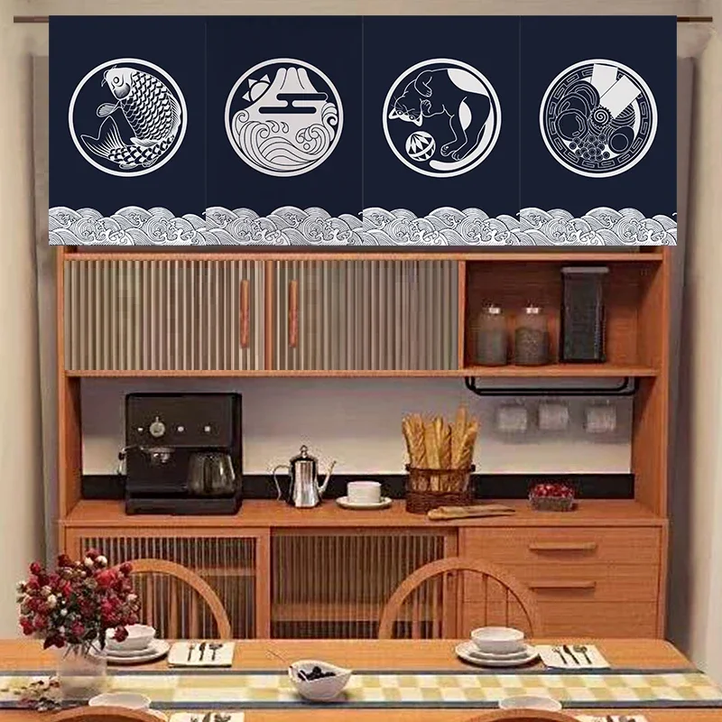 Cortina Pendurada Decorativa J - Commercial Kitchen Japanese avaliação e preço
