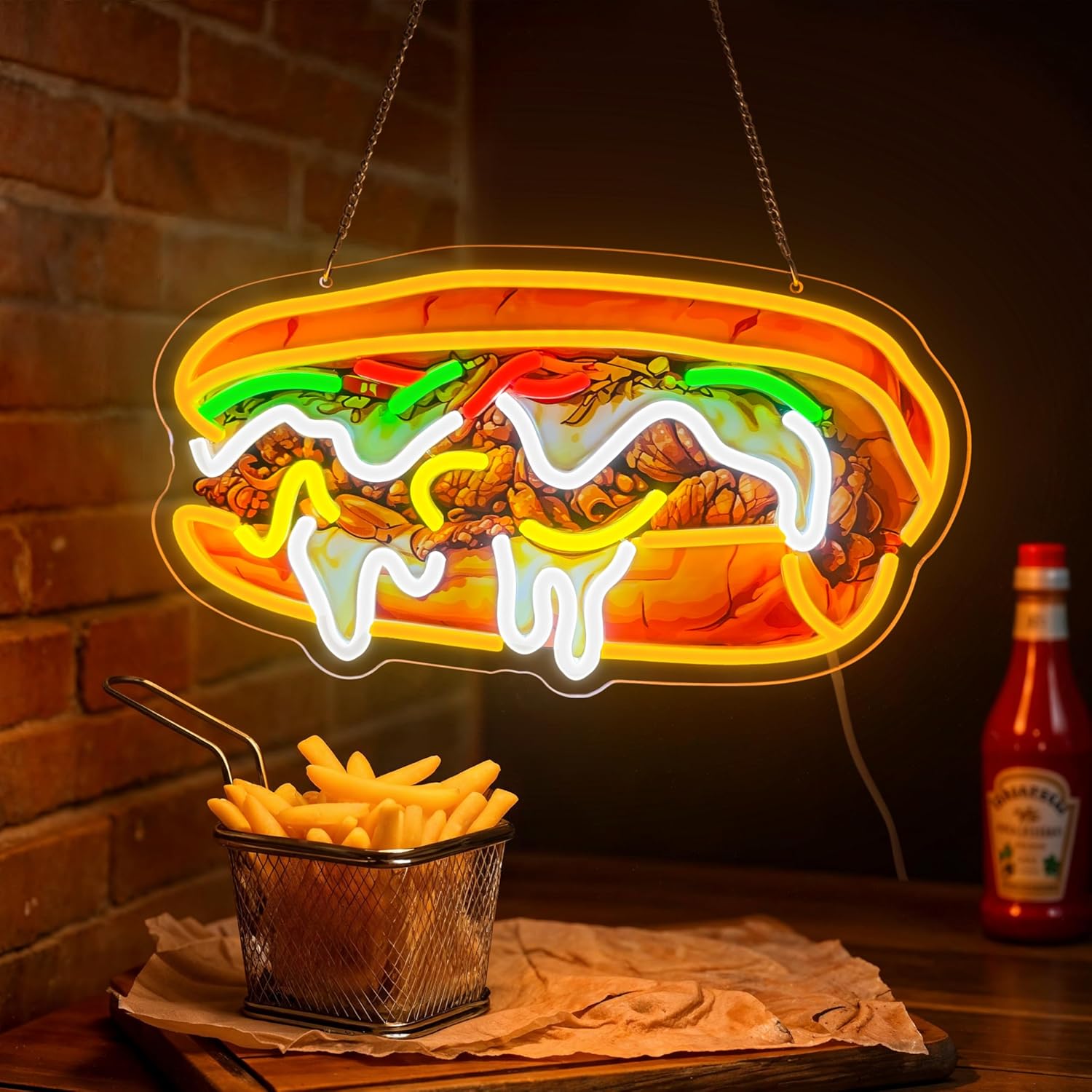 Letreiro Neon Philly Cheeseste - Commercial Kitchen Vendor avaliação e preço