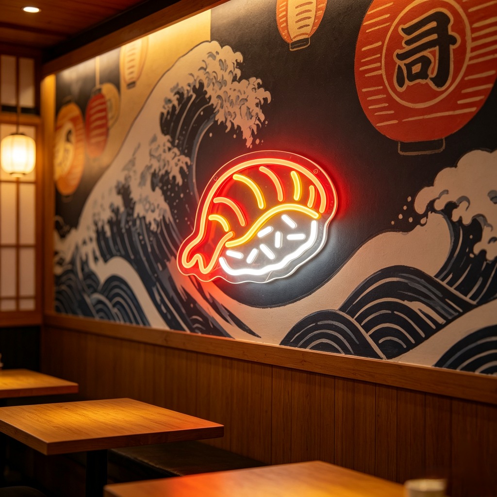 Letreiro de Neon LED Criativo  - Commercial Kitchen Japanese avaliação e preço