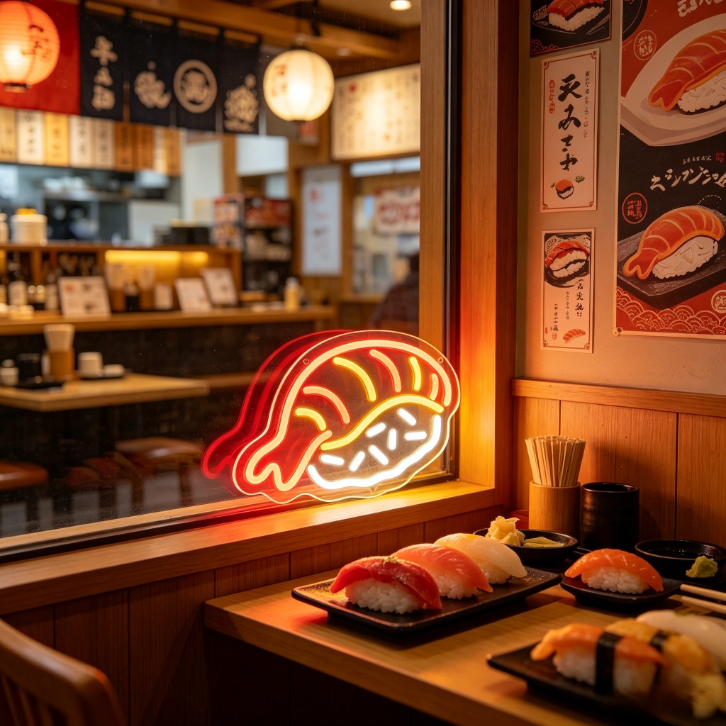 Letreiro de Neon LED Criativo  - Commercial Kitchen Japanese avaliação e preço