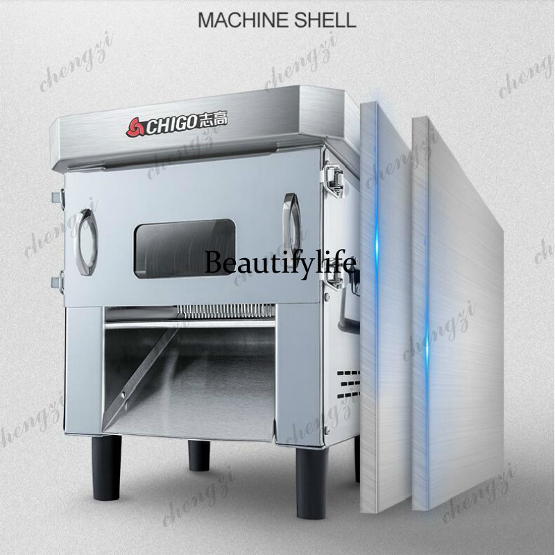 Fatiador de Carne Elétrico Com - Meat Slicer Machine avaliação e preço