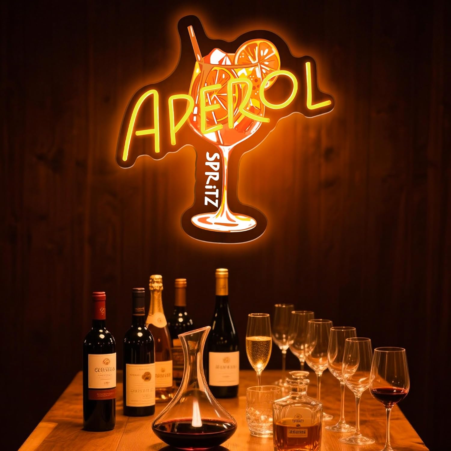 Aperol spritz sinal de néon le - Commercial Kitchen Light avaliação e preço