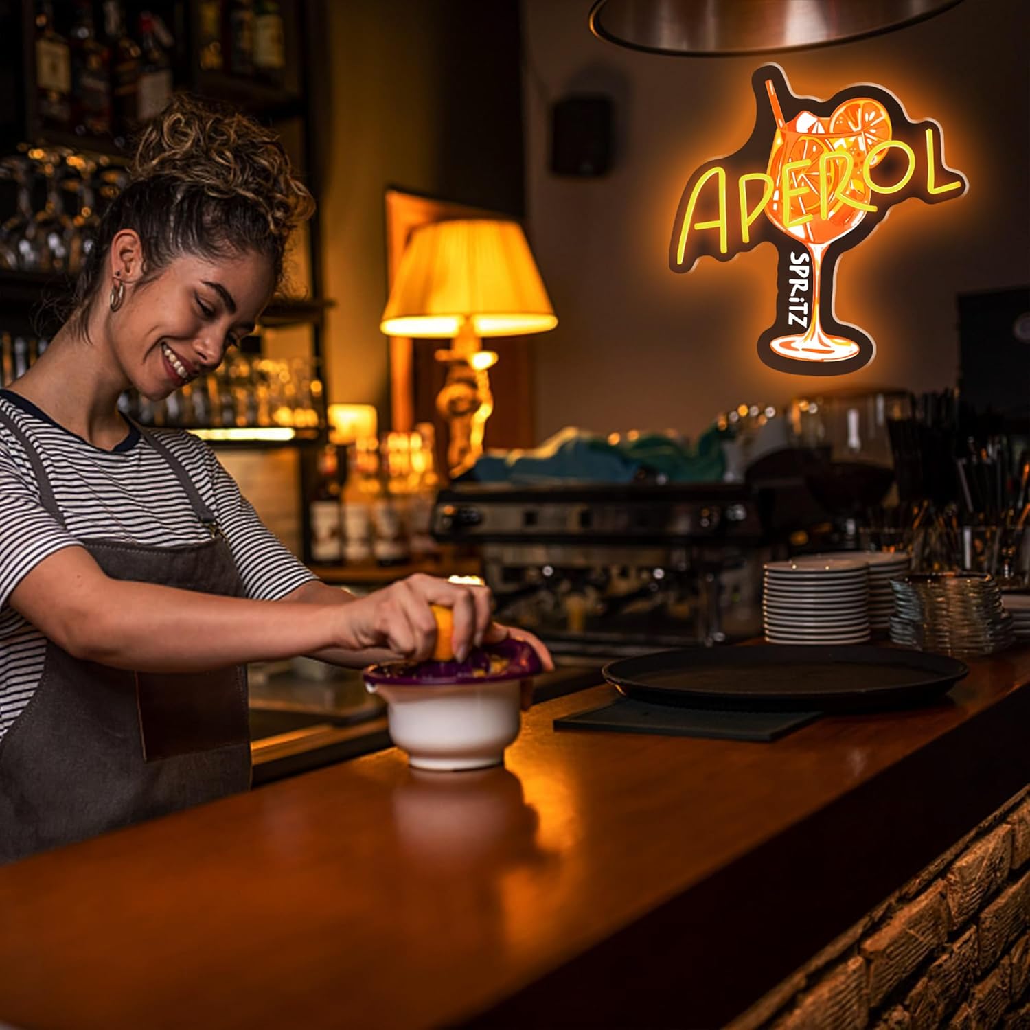 Aperol spritz sinal de néon le - Commercial Kitchen Light avaliação e preço